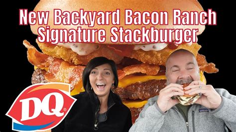 Dq Backyard Bacon Ranch Stackburger Youtube