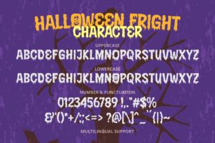 Halloween Fright Font By Brithostype Creative Fabrica
