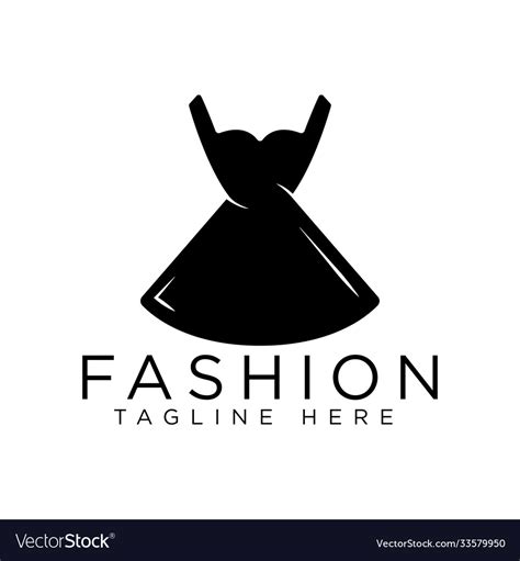 Luxury Fashion Logo Design Idea Royalty Free Vector Image