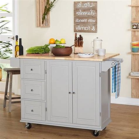 Consisting of a lot of storage space, our kitchen cart can really be helpful storage furniture for you. Kitchen Islands on Wheels Drop Leaf Utility Cart