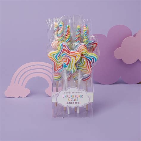 Rainbow Unicorn Horn Candy 48 Pc Un
