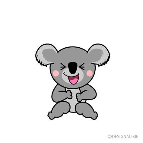 Laughing Koala Cartoon Free Png Image｜illustoon