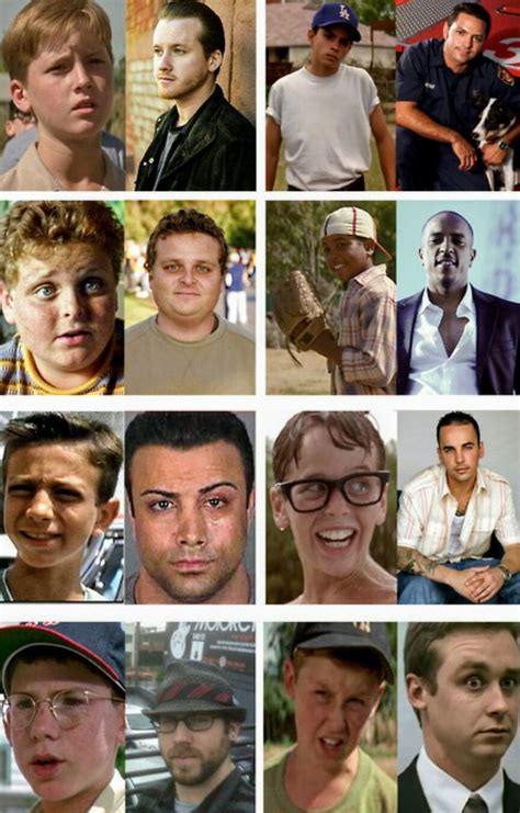 Sandlot Then And Now Benny The Jet Rodriguez Baseball Movies The Sandlot