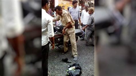Watch Live Drama Of A Drunken Police Man In Bharatpur First India News Youtube