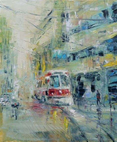 Tramoil Painting 40x50cm Impressionism 2018 Oil Painting By Narek