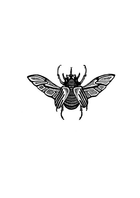 Beetle Tattoo Design Insect Tattoo Beetle Tattoo Bug Tattoo