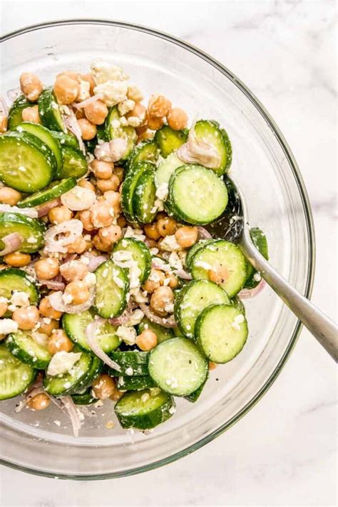 Chickpea Salad With Cucumber This Healthy Table