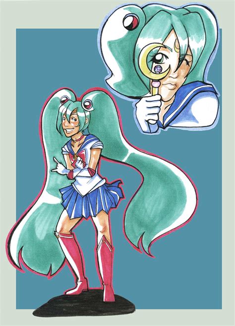 Sailor Miku Moon By Santichan On Deviantart