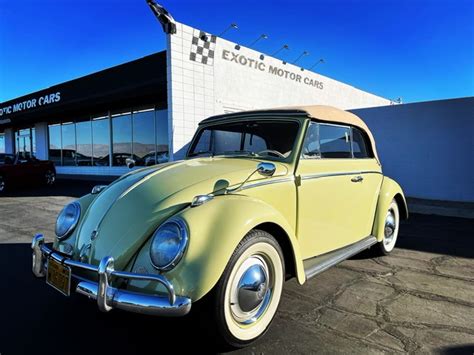 1960 Volkswagen Beetle Convertible Karmann Stock Vw48 For Sale Near