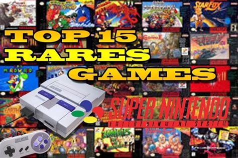 Top 15 Rares Super Nintendo Games | Most Expensive SNES Games - YouTube