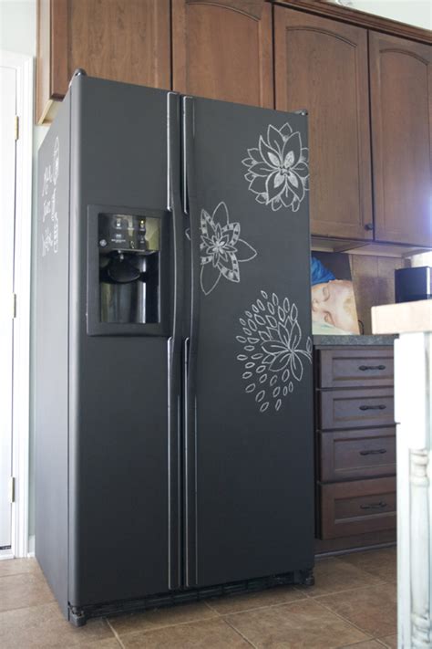 Chalkboard Paint Refrigerator Pure And Lovely The Inspired Room