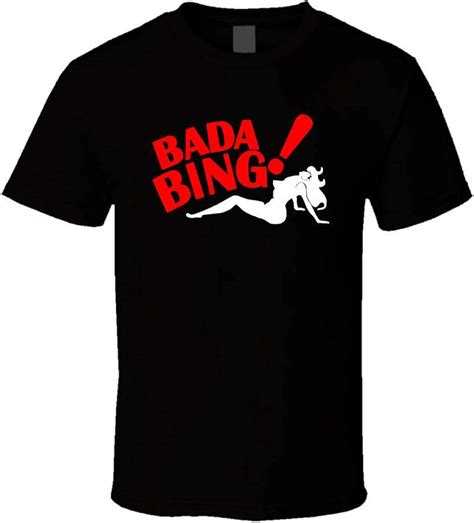 New Bada Bing Logo Shirt Black White Tshirt Mens Uk Clothing