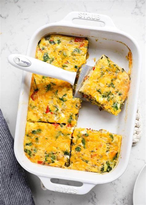 Greek breakfast casserole this is a great dish for a sunday brunch, or you can cut it into six pieces and freeze it to have as a quick and easy breakfast any day of the week. Make Ahead Sausage and Egg Breakfast Casserole - I Heart ...