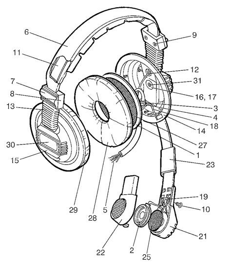 Parts Of Headphones Diagram