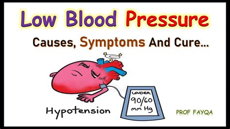 Low Blood Pressure Causes Symptoms And Cure Youtube