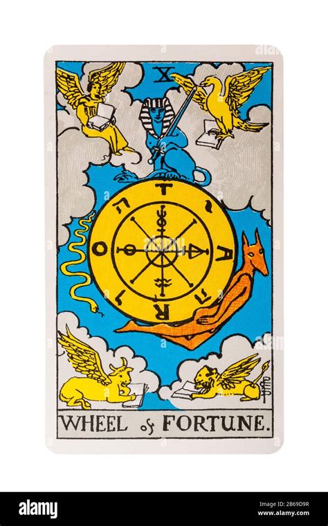 Wheel Of Fortune Tarot Card Hi Res Stock Photography And Images Alamy