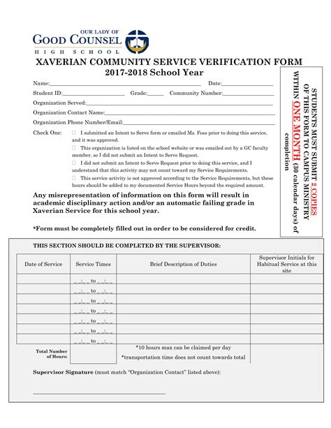 What Is A Service Verification Form Uses Samples Vrogue