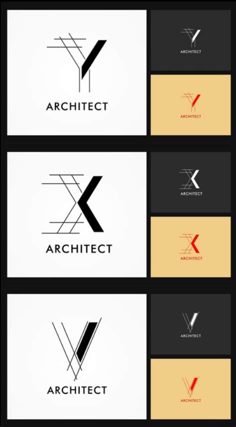 Four Different Types Of Logos For Architecture And Interior Decorating