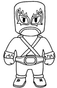 Dibujo de Luchadores Stumble Guys para colorear Divertirse con los niños