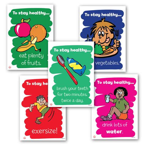 Staying Healthy Posters Smart Kids Nz