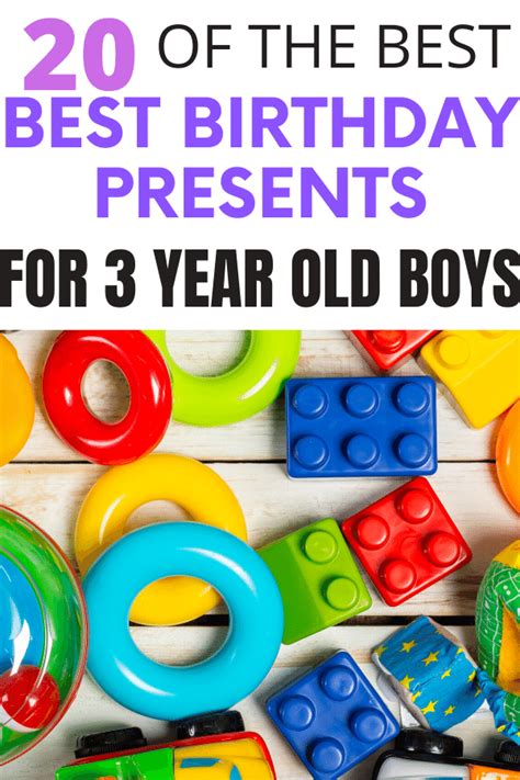 31 surprising birthday gifts for wives; The 20 Best Birthday Presents for 3 Year Old Boys