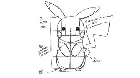 How To Draw Pikachu Step By Step Youtube