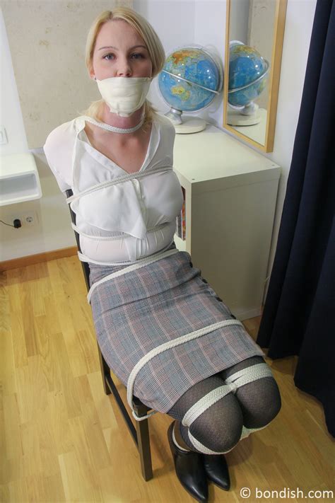 Lycraft On Twitter Laura Chairtied In PRADA Boots And Tapegagged