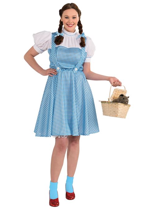 Plus Size Womens Dorothy Costume Kansas Girl Costume