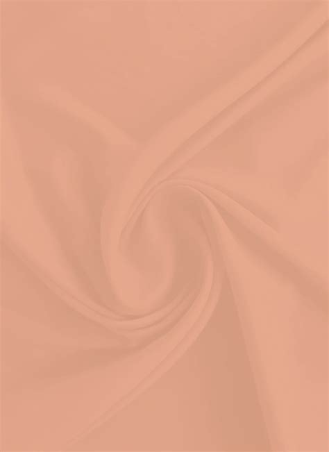 Buy Ethnovogue Light Peach Crepe Fabric Faux Crepe Blended Solids