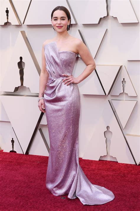 Emilia Clarke 2019 Academy Awards See All The Stars On The Red
