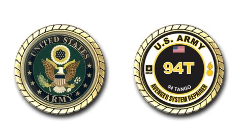 Us Army 94t Avenger System Repairer Mos Challenge Coin Us Army