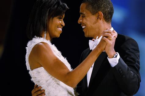 Barack And Michelle Obama Dancing