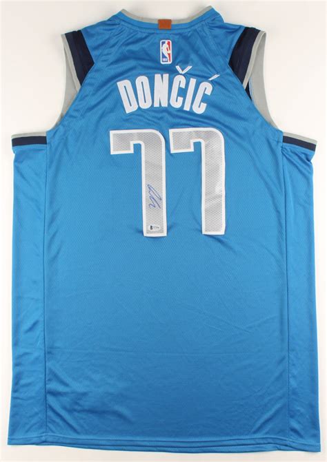 A more tailored fit providing. Luka Doncic Signed Mavericks Jersey (Beckett COA ...