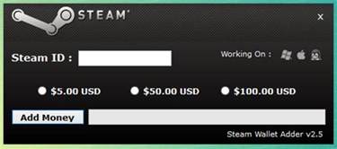 The best thing about steam wallet code generator is moreover, you will be asked to fill some surveys and download the apps if you want to unlock all the digits. Steam Wallet Code Generator 2016 (add money, credits to ...
