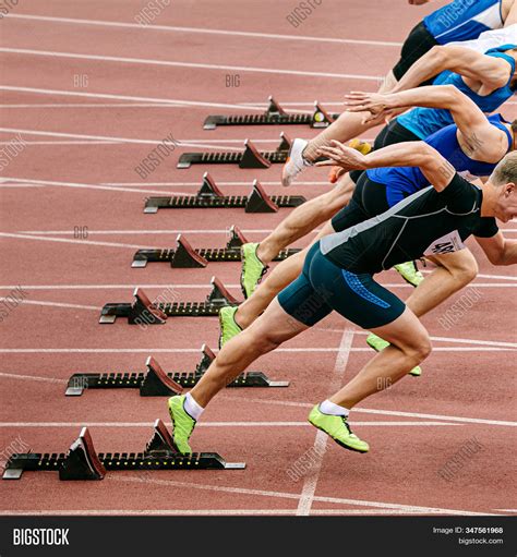 Start Sprint Race Men Image And Photo Free Trial Bigstock
