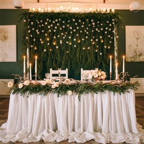 27 Coolest Sweetheart Table Backdrops To Try Weddingomania