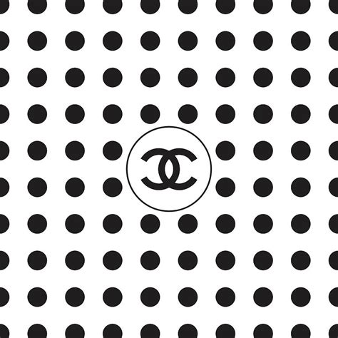 Chanel Polka Dot Pattern 01 Fashion And Lifestyle Digital Art By