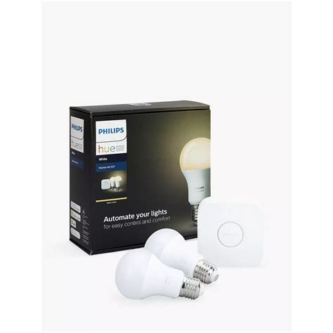 Philips Hue White Personal Wireless Lighting Led Starter Kit At John Lewis