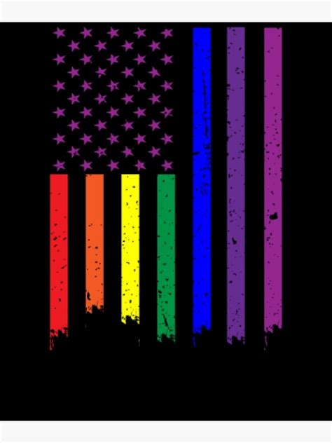 gay pride rainbow lgbt pride month flag gay poster for sale by lucassinclair12 redbubble
