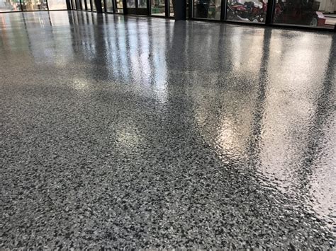 Commercial Epoxy Floor Coating Glossy Floors Polished Concrete And