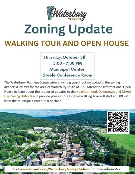 Walking Tour Open House Seek Input On New Zoning Regs — Waterbury