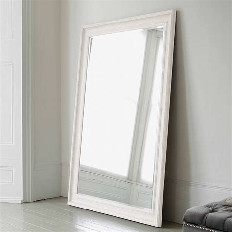 The rectangular glass has a stylish beveled edge, and the overall dimensions of this wall mirror are 48 inches tall by 16 inches wide, with a. 15 Photos Vintage Floor Mirrors Large | Mirror Ideas