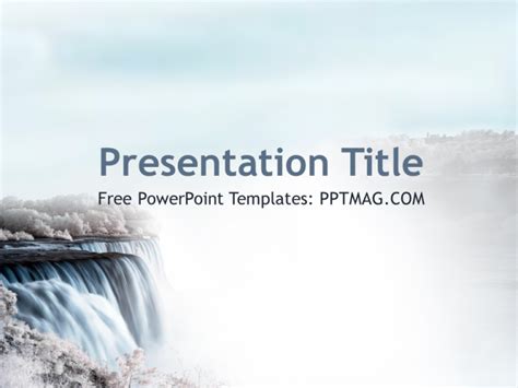 Free Waterfall Powerpoint Template Pptmag