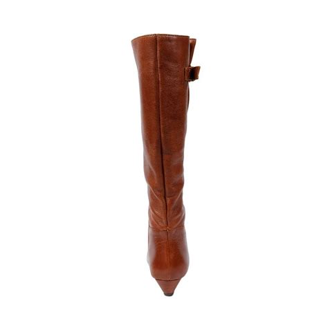 Boots Intyce Cognac Leather Steve Madden Womens Ozakelektrik