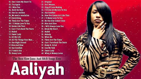 Best Songs Of Aaliyah 90s 2000s Mix Aaliyah Greatest Hits Full Album
