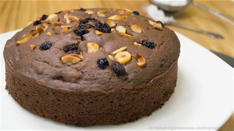 cake chocolate eggless nuts cooker pressure baking recipe sponge oven without recipes cakes choco delectable cookingshooking flavours satisfy tooth mumbai