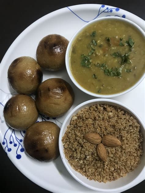 Daal Baati Churma Recipe By Shiksha Swami Recipe Recipes Food