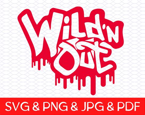 Wildn Out Logo Svg Png Pdf  Instant Download Inactive Etsy