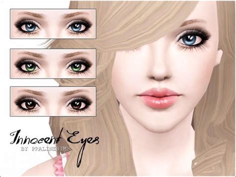 Pralinesims Innocent Eyes Sims 3 Makeup Sims Resource Sims 2