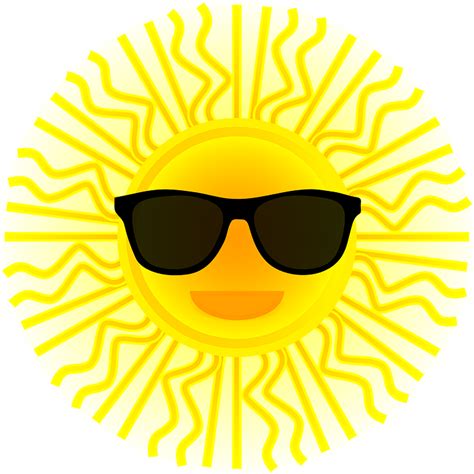 Summer Glasses Sun Free Vector Graphic On Pixabay